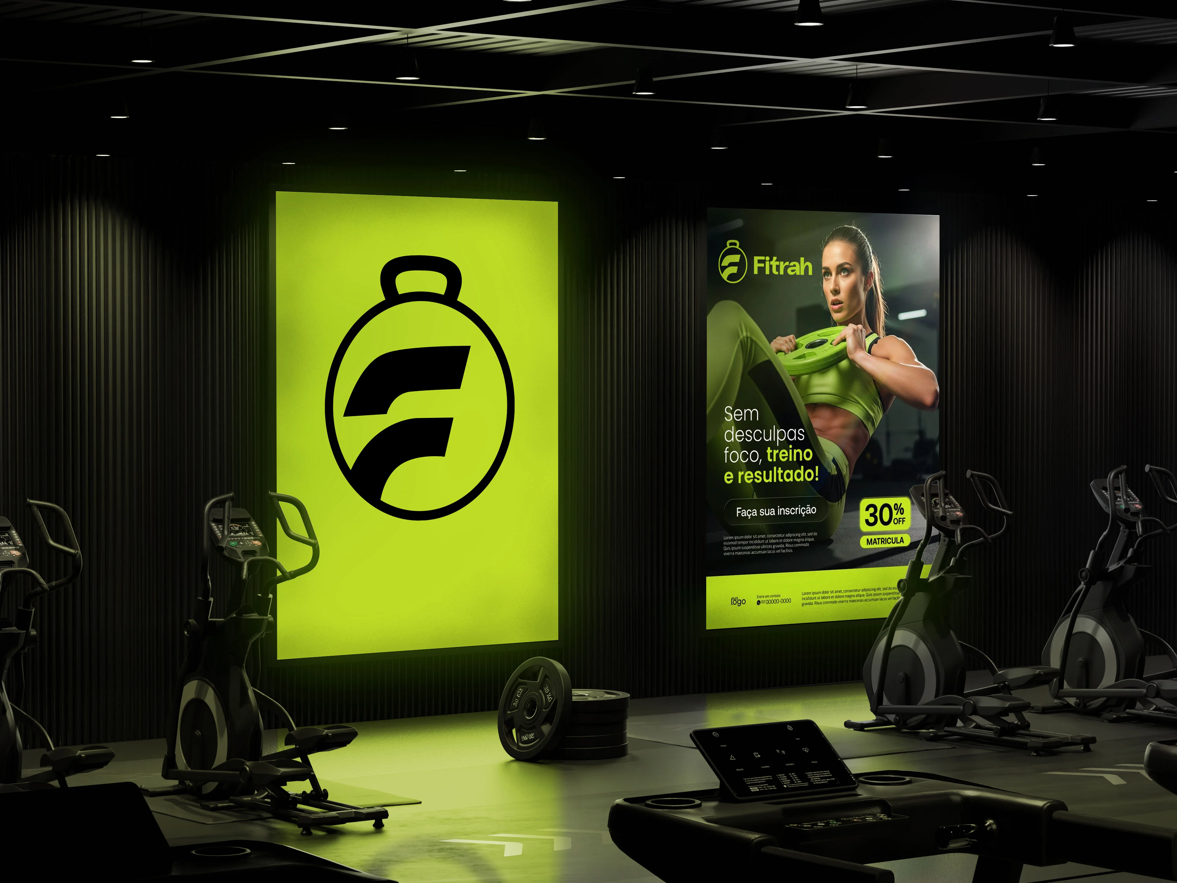 Fitrah Fitness Club Brand Guideline & Identity Design