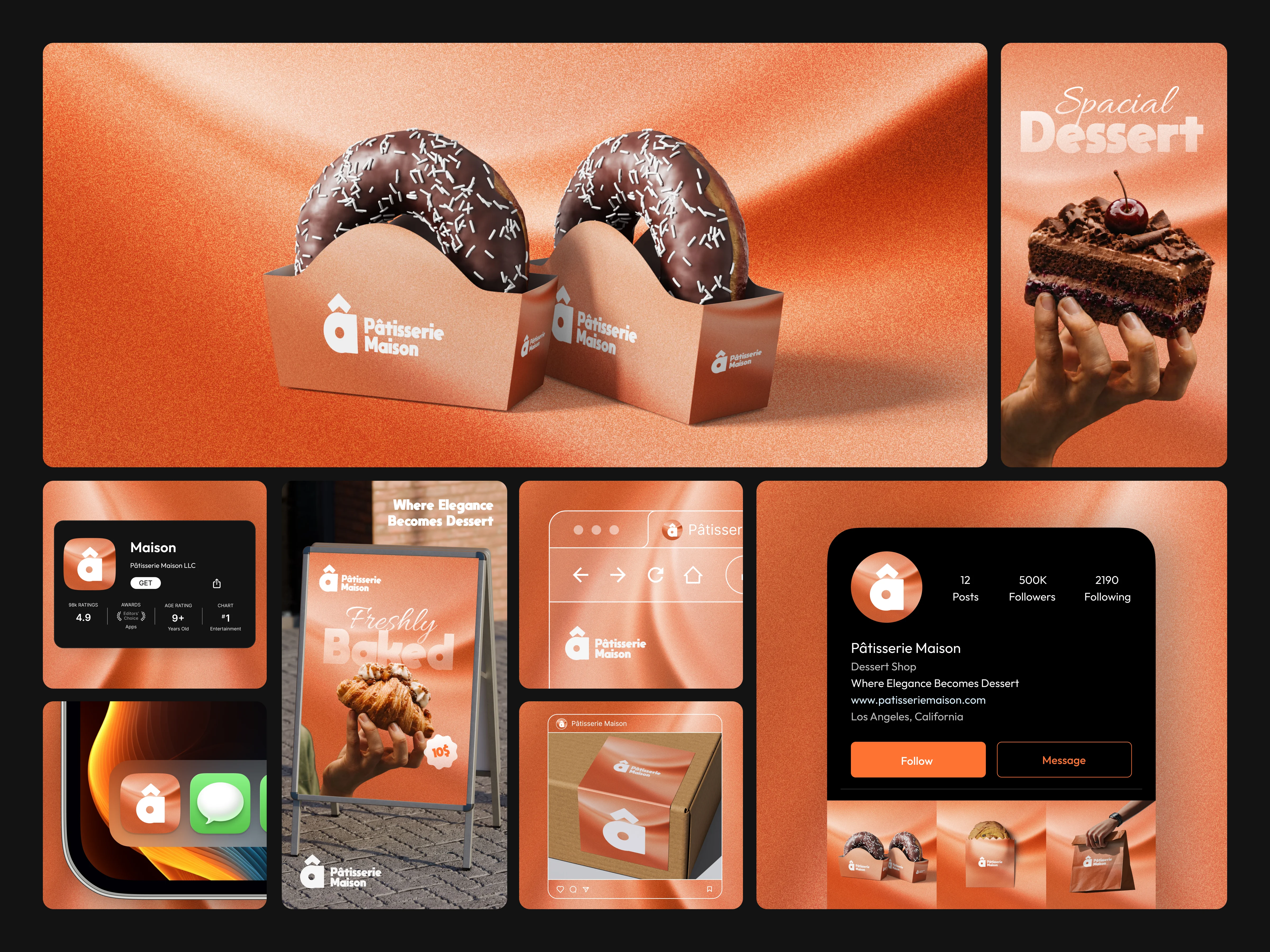 Patisserie Maison Bake Shop Brand Identity Design