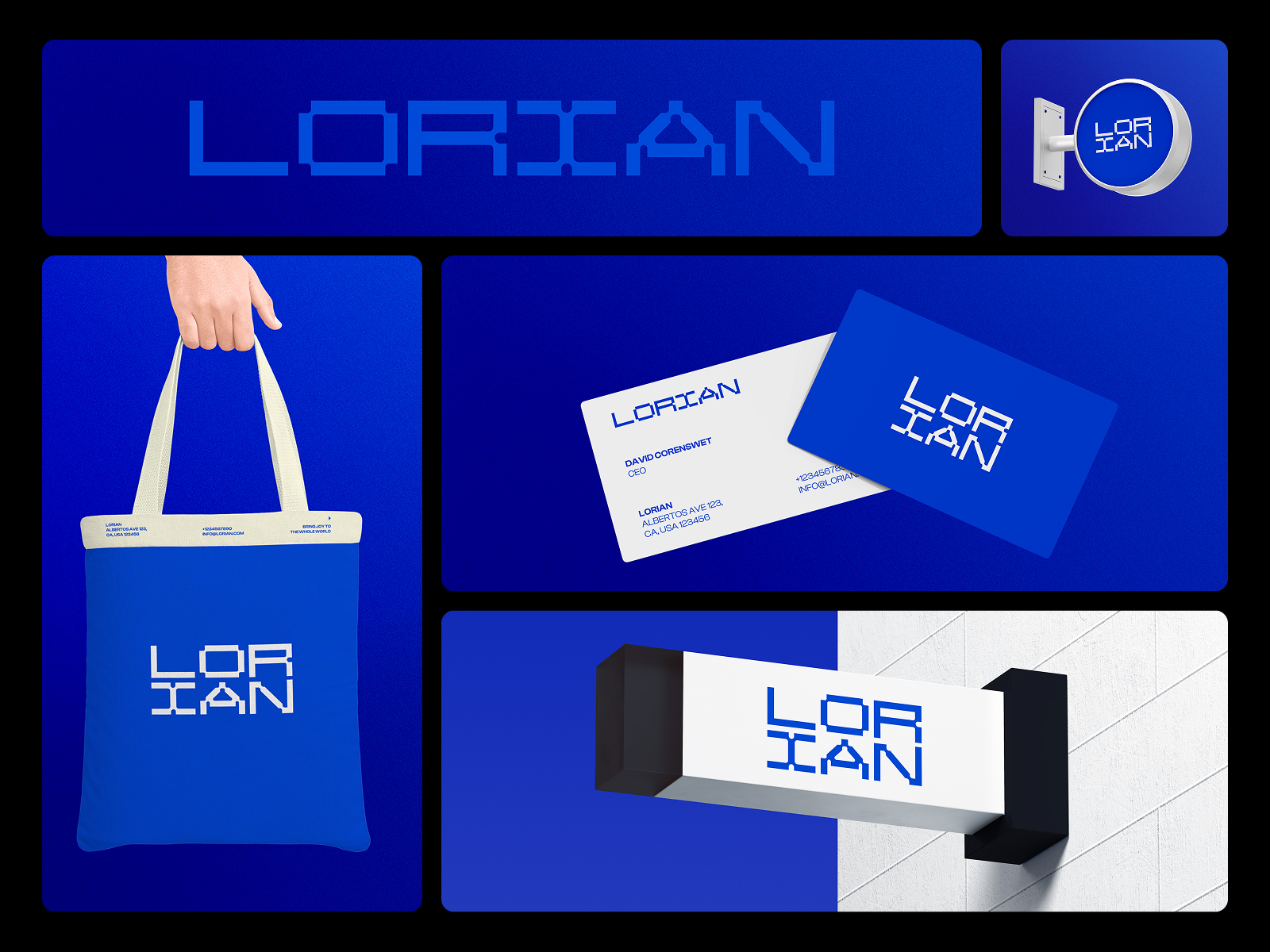 LORIAN Tech Brand Identity Design