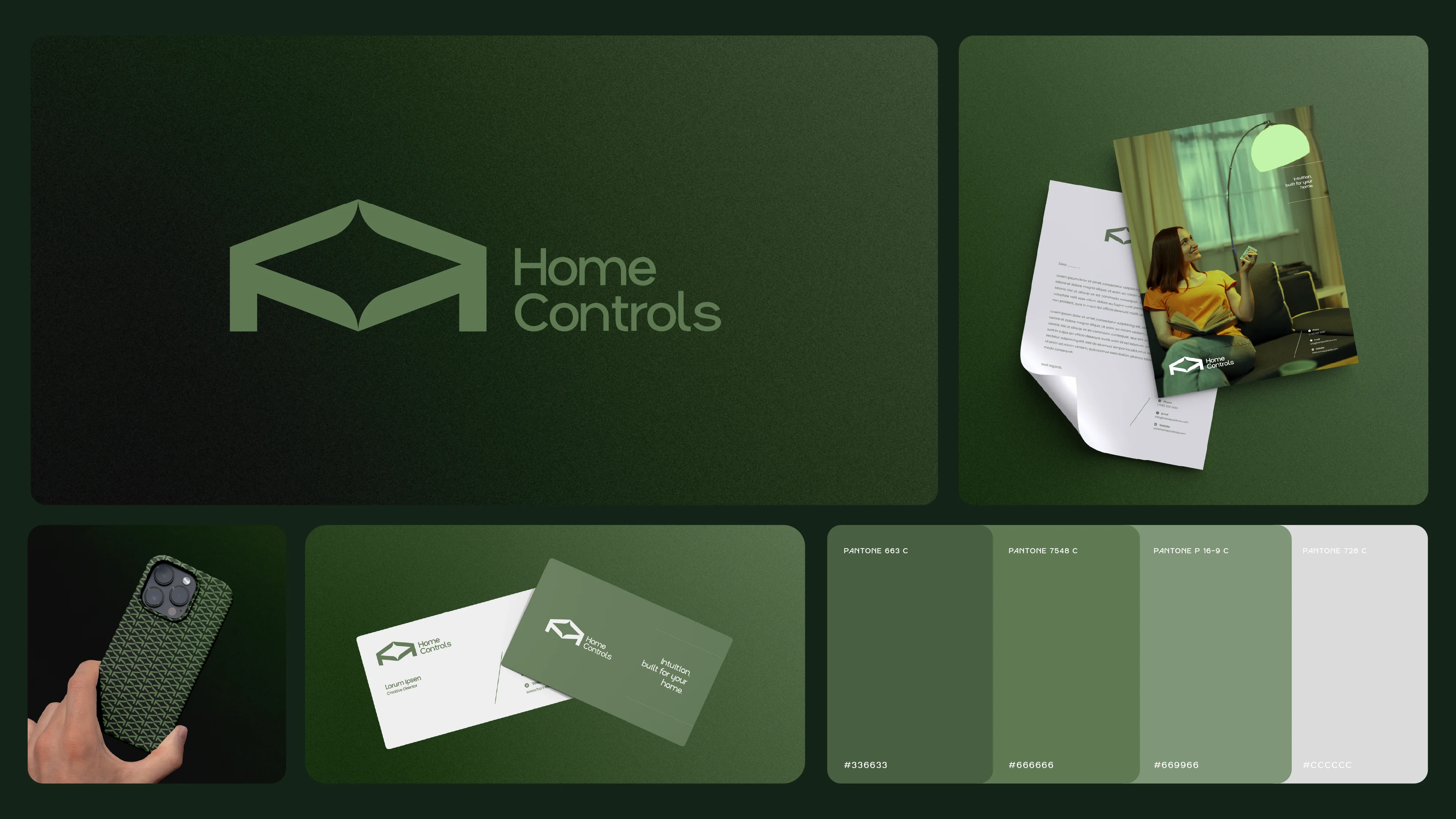 Home Controls Smart Home Solutions Branding Design