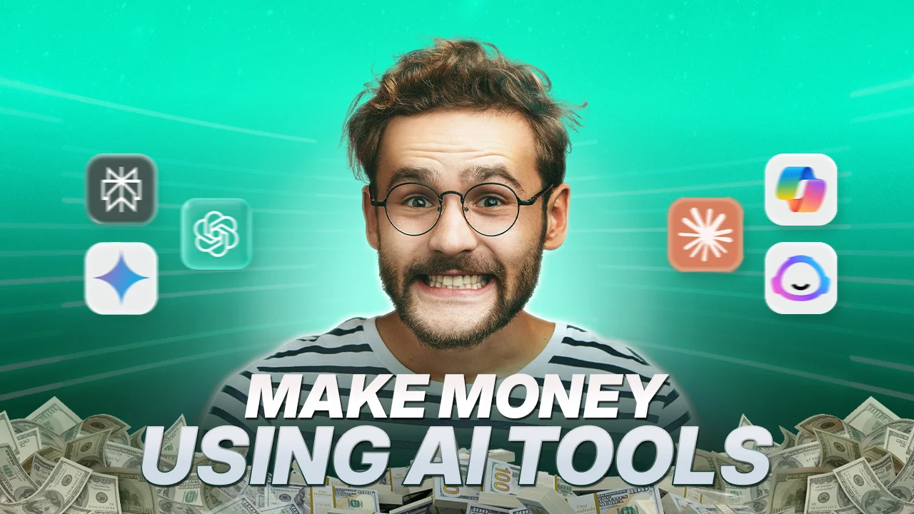 Make Money Using AI Tools Podcast Design