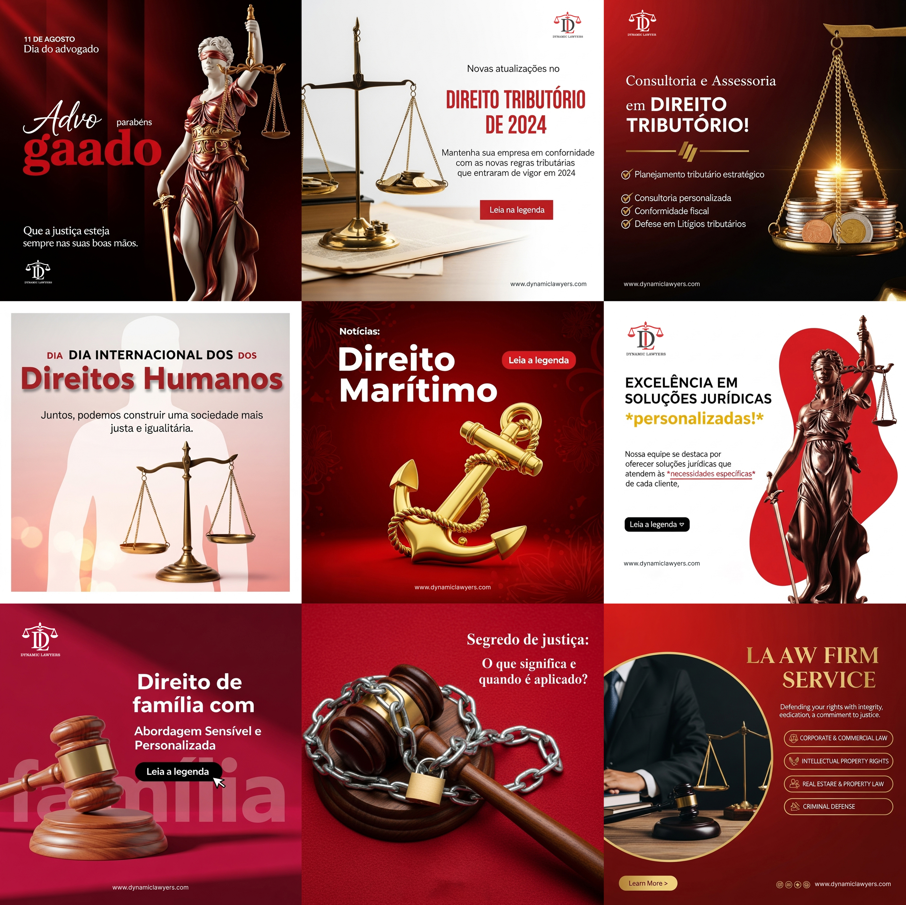 Dynamic Lawyers Legal Firm LinkedIn Post Design