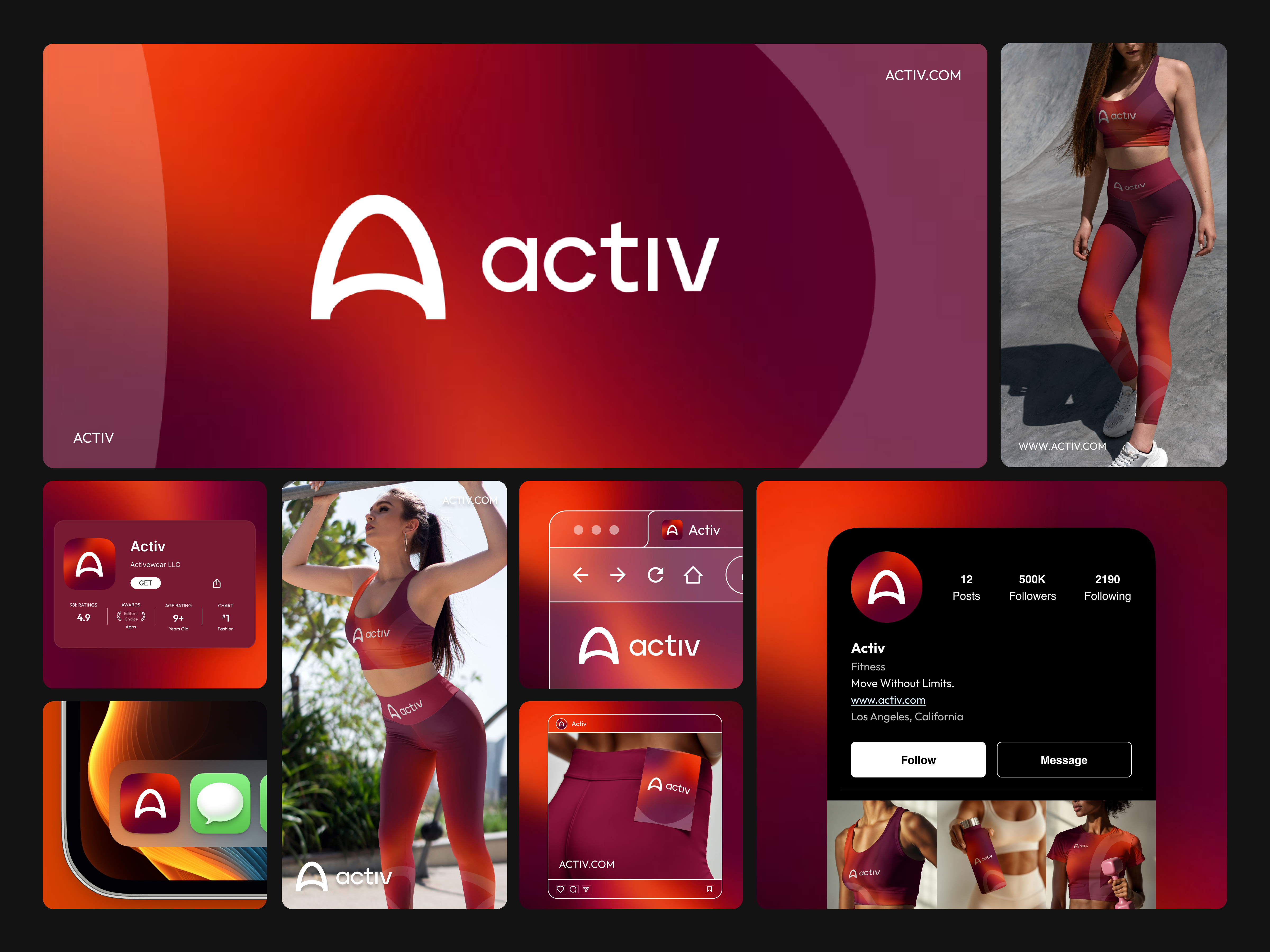 Activewear Brand Identity Design