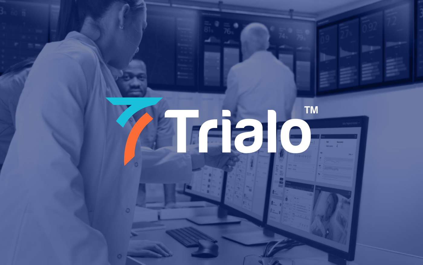 TRIALO AI-Powered Clinical Evidence SaaS Branding