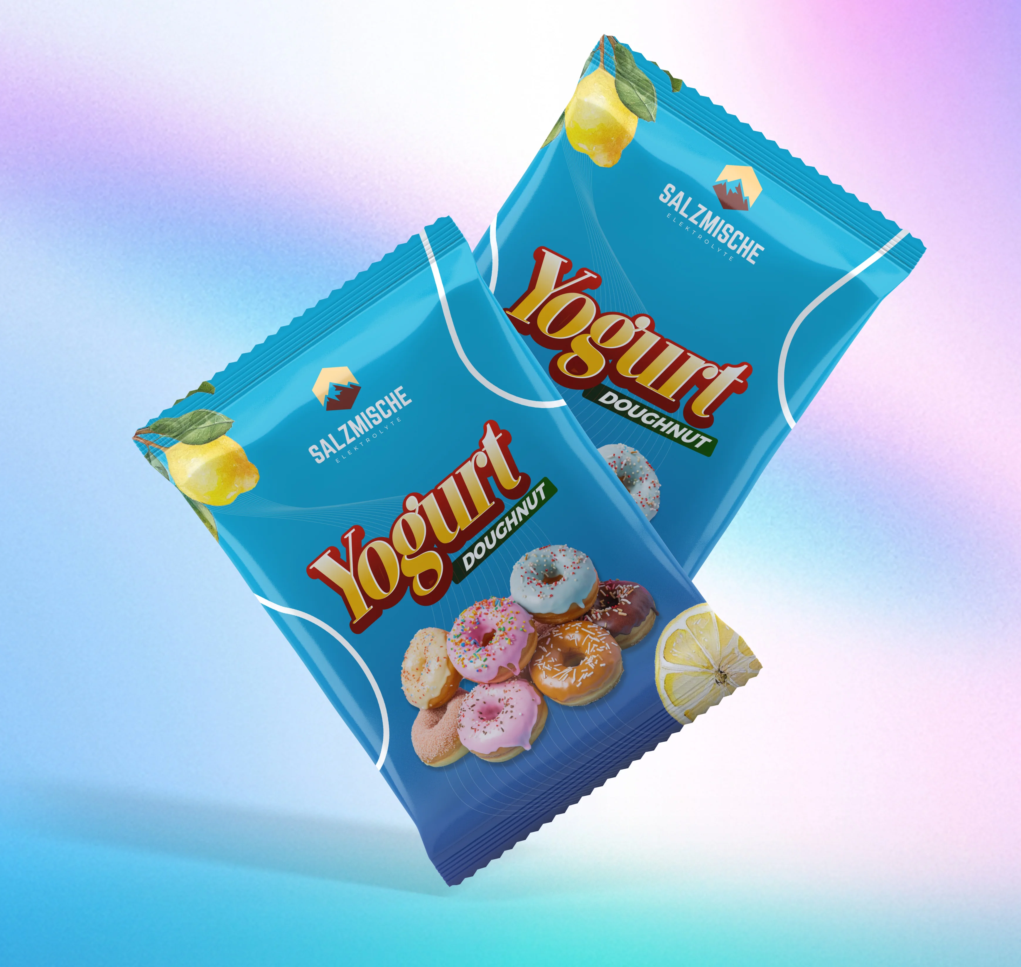 Salzmische Yogurt Doughnut Pouch Packaging Design