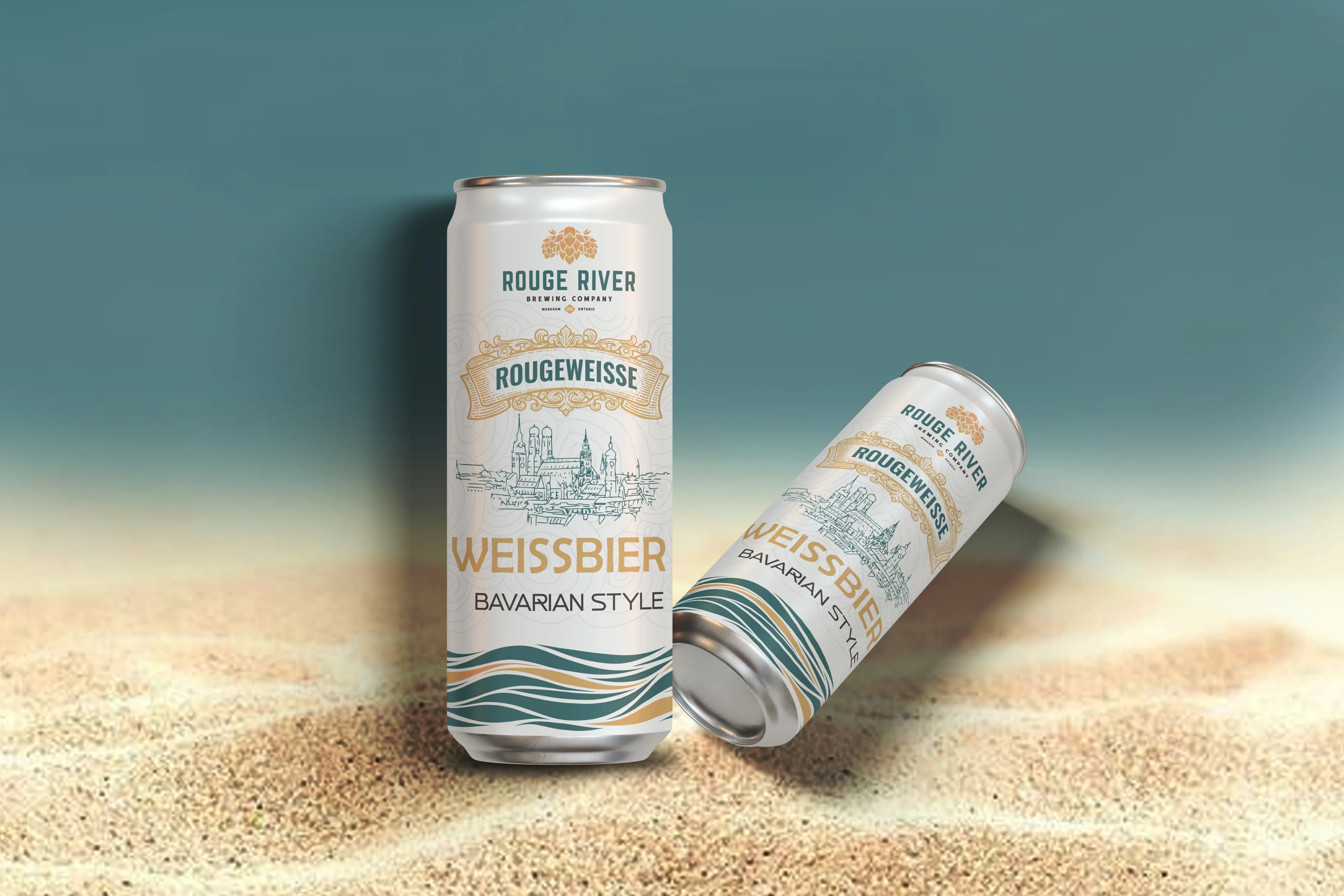Weissbier Beverage Can Packaging Design