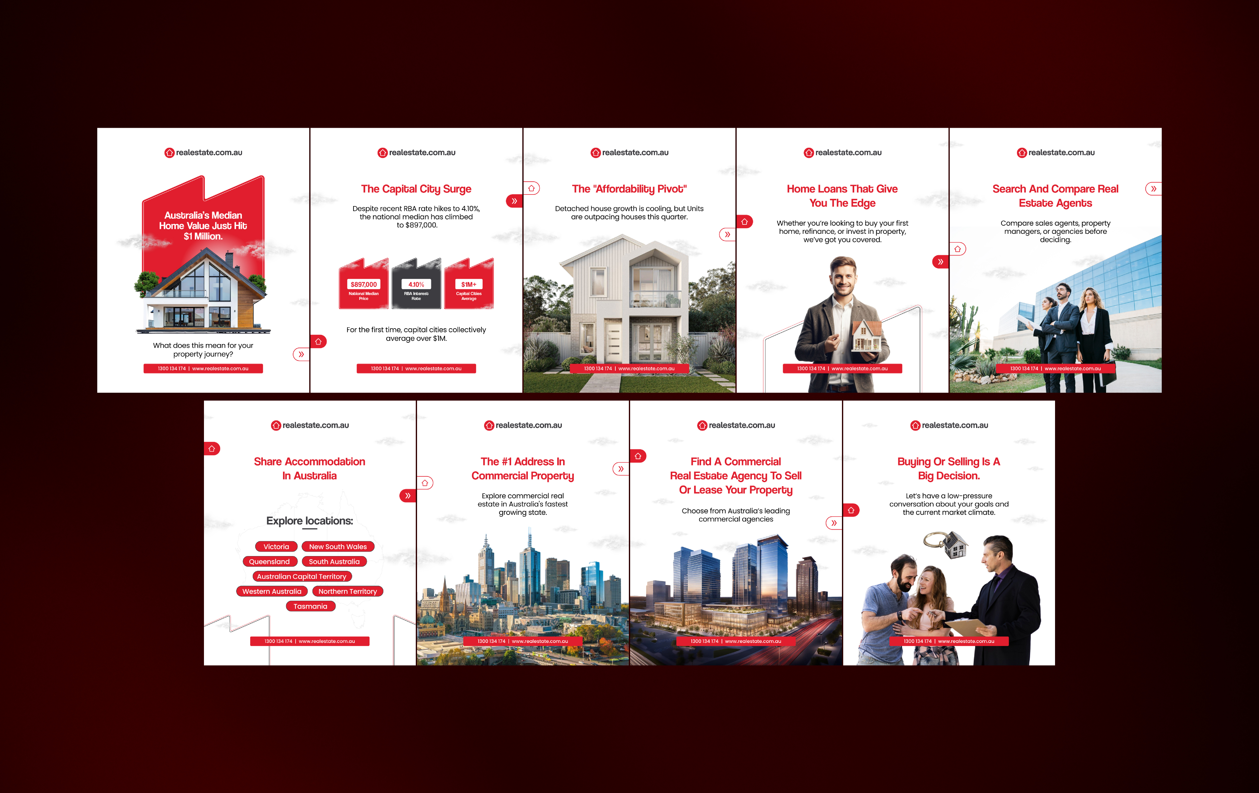 Luxury Real Estate Carousel Post Design